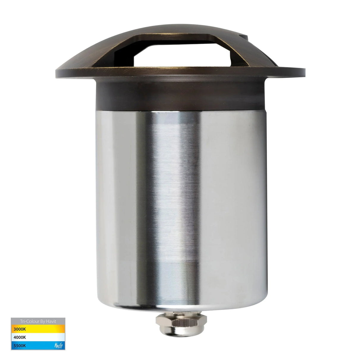 Havit HV19082T-AB Viale Antique Brass TRI Colour LED Triple Driveway Light