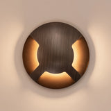 Havit HV19082T-AB Viale Antique Brass TRI Colour LED Triple Driveway Light