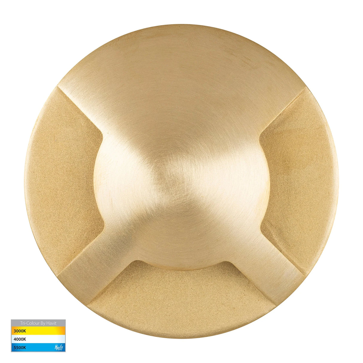 Havit HV19082T-BR Viale Brass TRI Colour LED Triple Driveway Light