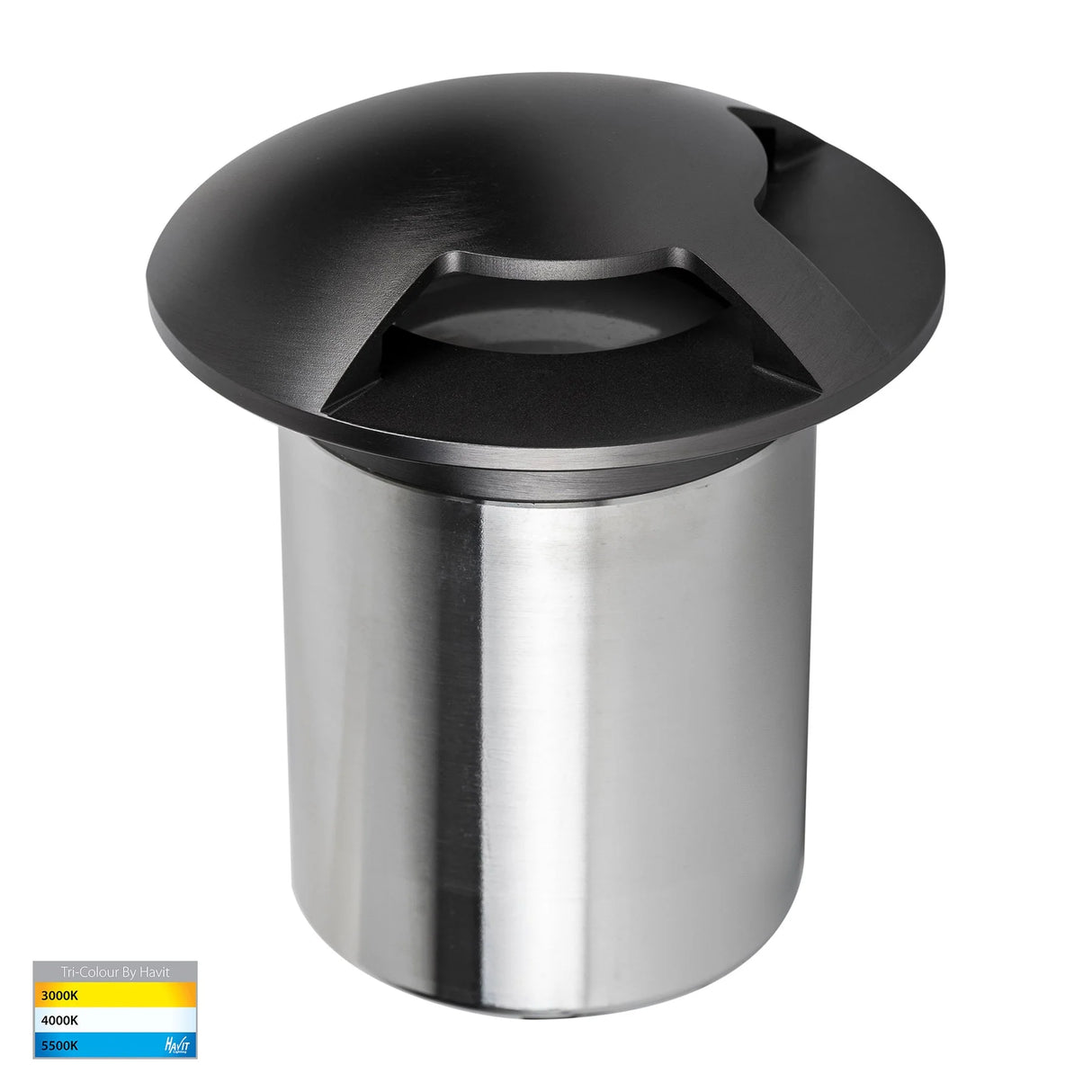 Havit HV19082T-GPH Viale Graphite Colourded Brass TRI Colour LED Triple Driveway Light