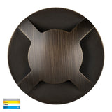 Havit HV19092T-AB Viale Antique Brass TRI Colour LED Four Way Driveway Light