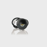 Havit HV2883T-BLK-12V Elite Black Aluminium LED Wall or Step Light with Eyelid