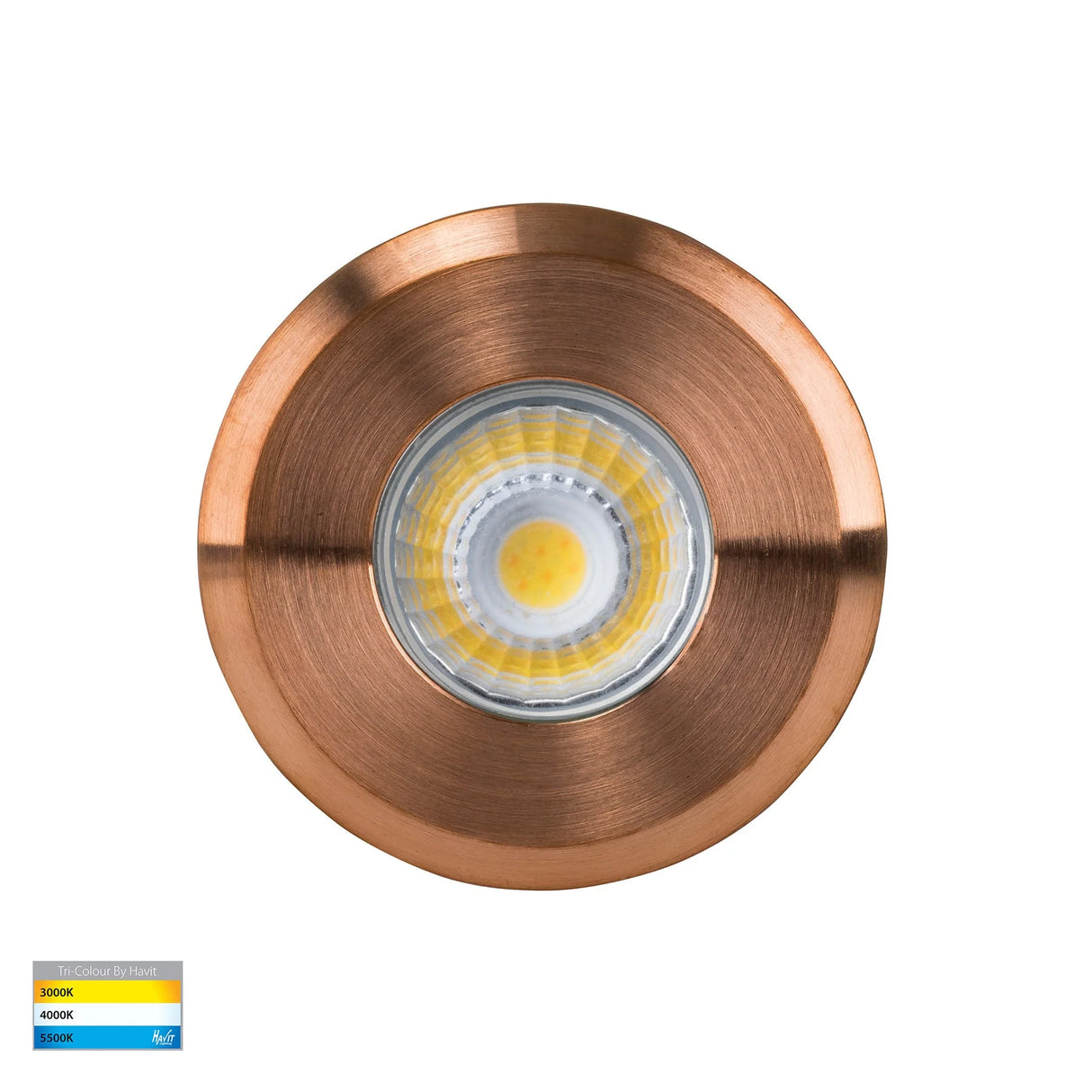Havit HV2892T-CP-12V Mini Ollo Copper LED Step or Inground Light