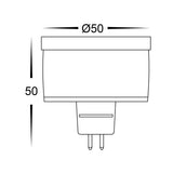 Havit HV9507R Red 12v DC 5w MR16 LED Globe