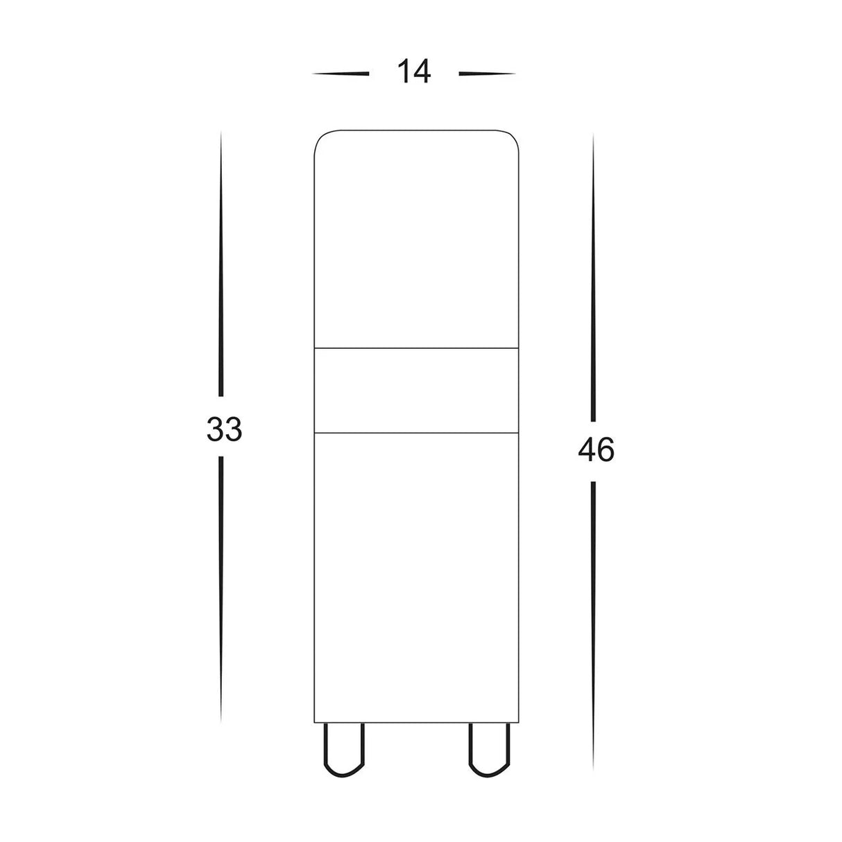 Havit HV9511C-HV9511W 2w G9 LED Globe