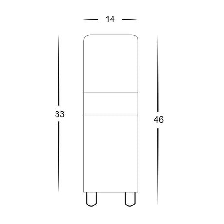 Havit HV9511C-HV9511W 2w G9 LED Globe