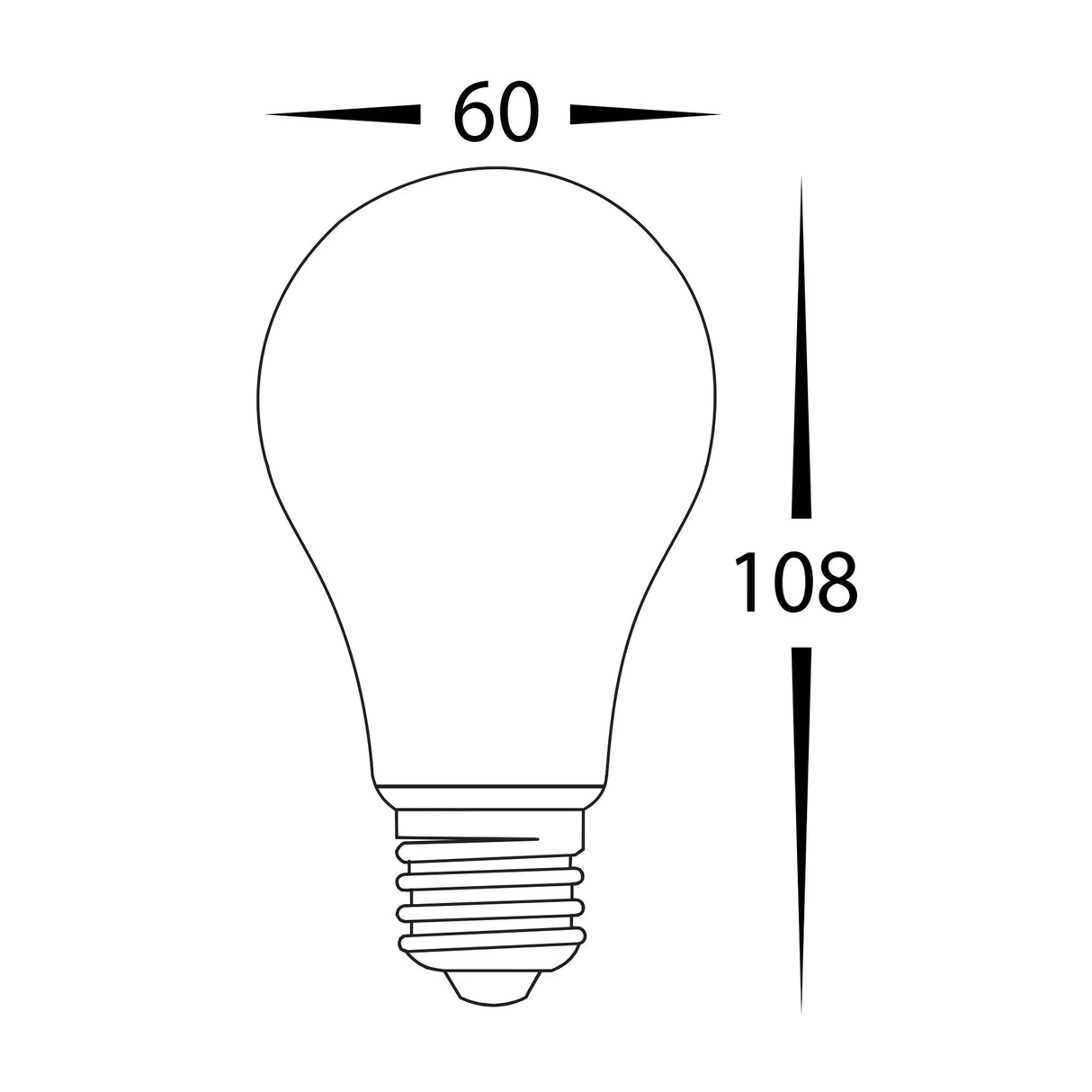 Havit HV9569 A60 240v LED Filament Globe