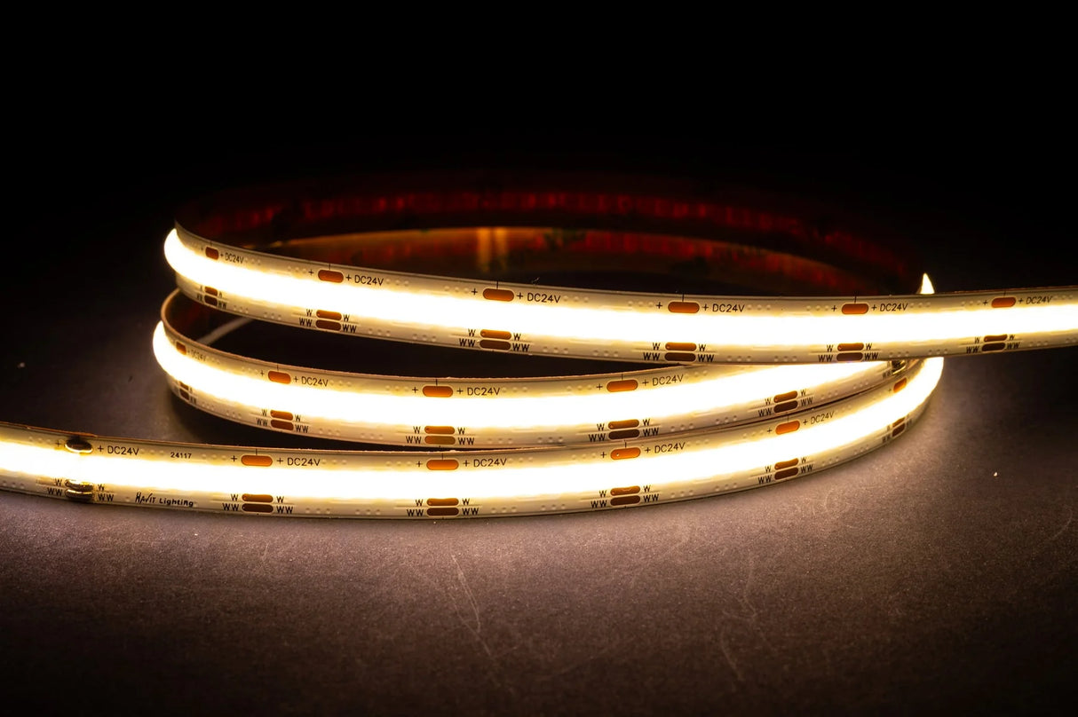 Havit HV9761-IP20-608-CT 14.4w IP20 24v DC CT COB Dotless LED Strip
