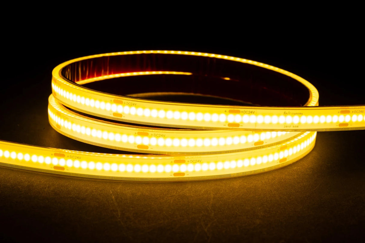 Havit HV9761-IP67-320-3K 9.6w IP67 24v DC 3000K COB Dotless LED Strip