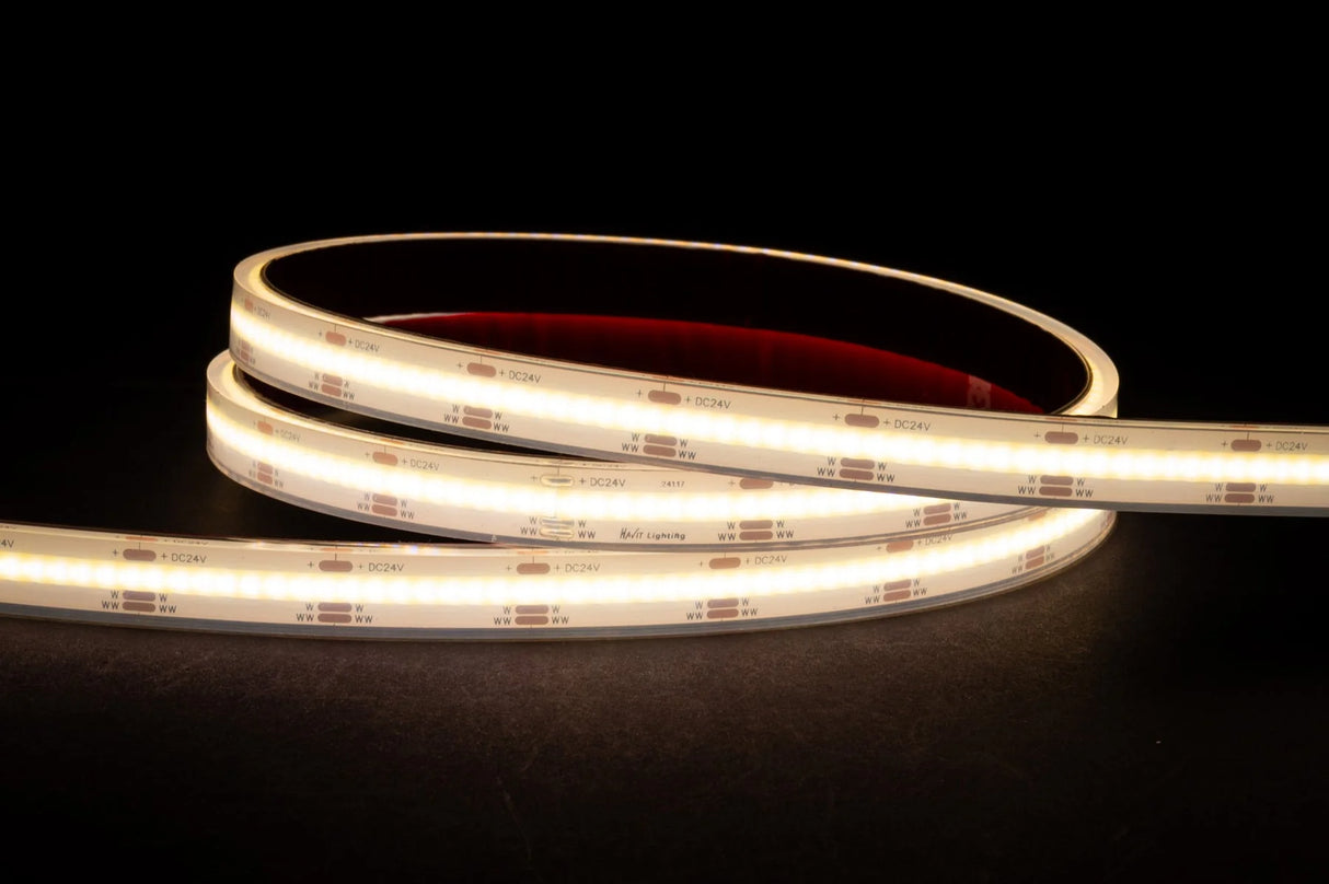 Havit HV9761-IP67-608-CT 14.4w IP67 24v DC CT COB Dotless LED Strip