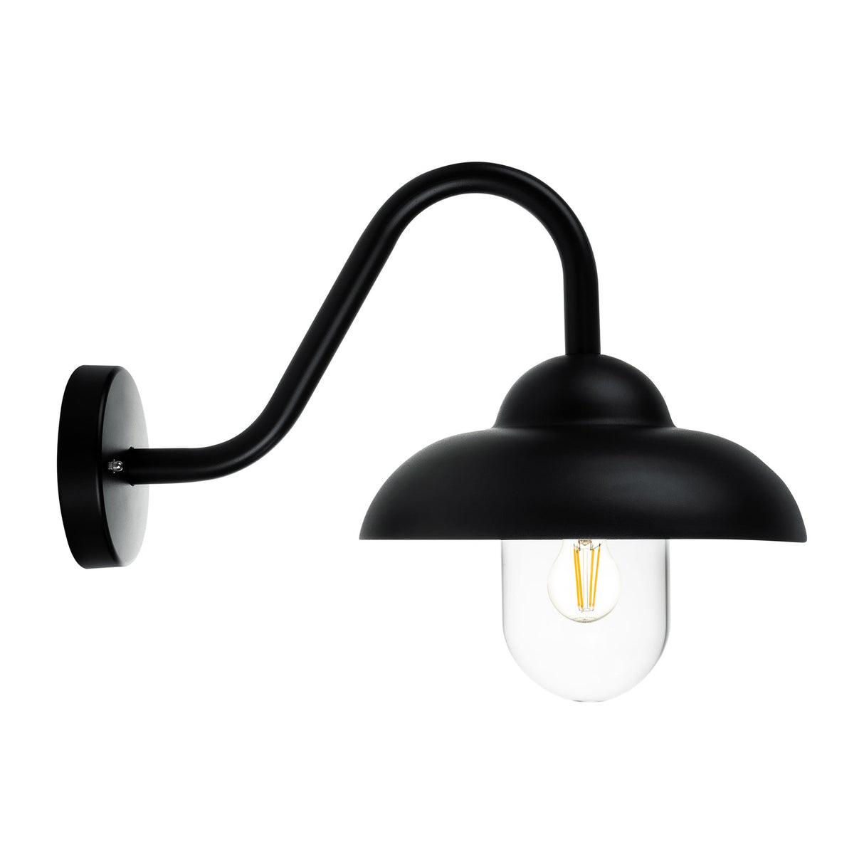 Havit HV3519W-BLK Loka Aluminium Black Wall Light