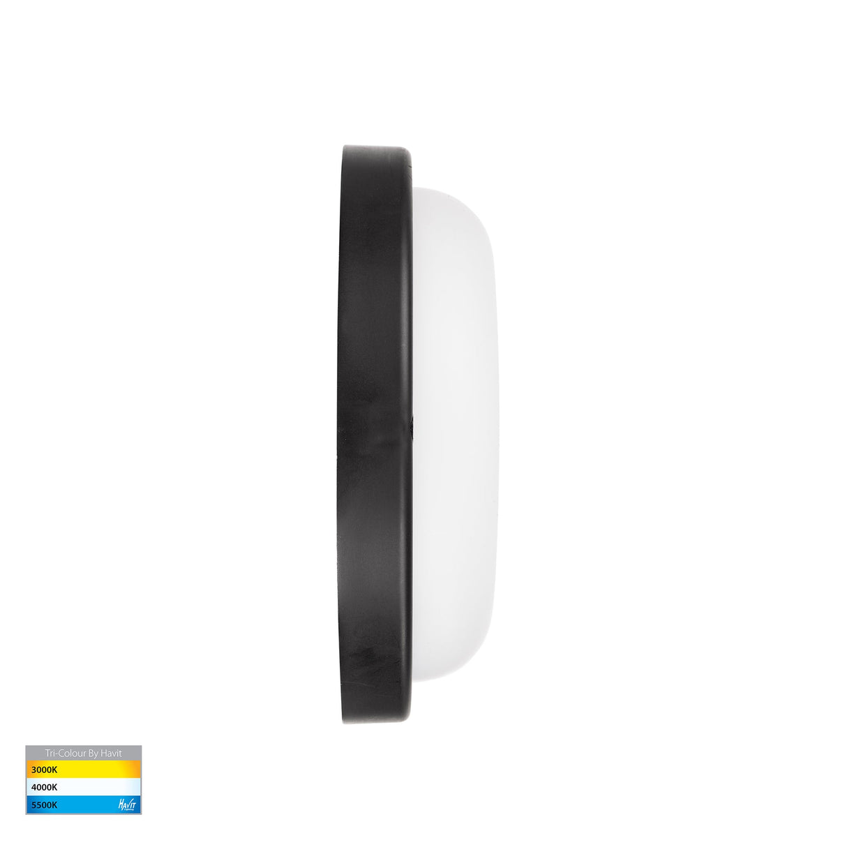 Havit HV3525T-BLK Muovi Polycarbonate Black Wall or Ceiling Light