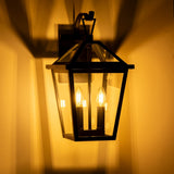 Havit HV3538W-S-BLK Karter Galvanised Iron Black Wall Light