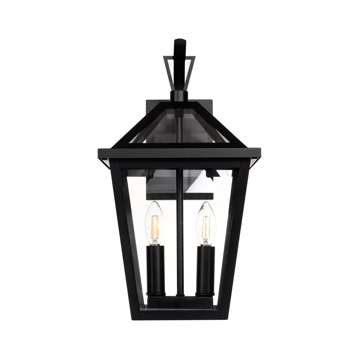 Havit HV3538W-S-BLK Karter Galvanised Iron Black Wall Light