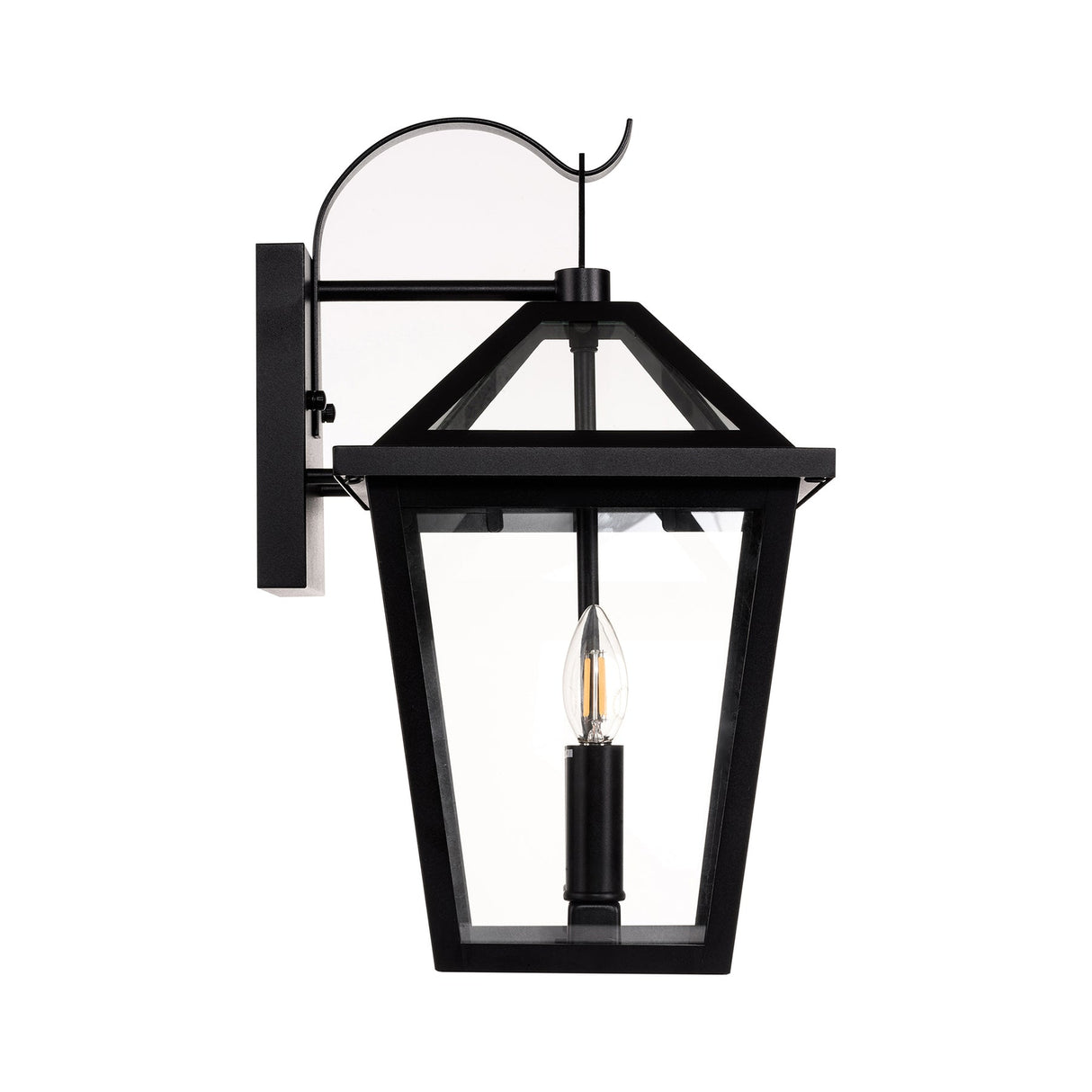 Havit HV3538W-S-BLK Karter Galvanised Iron Black Wall Light