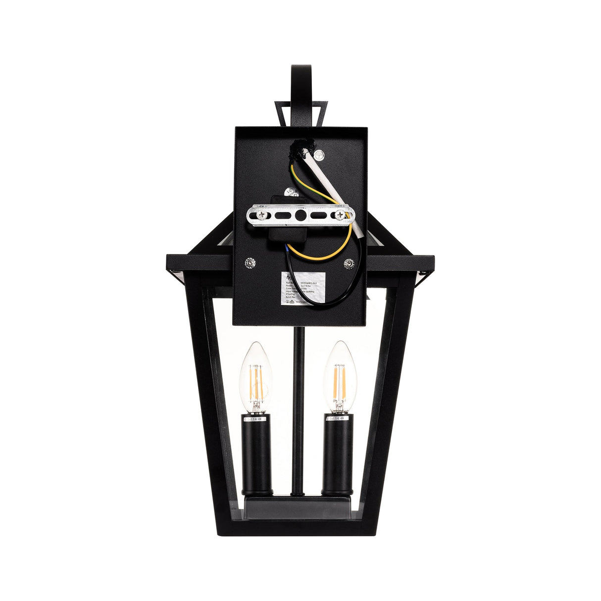 Havit HV3538W-S-BLK Karter Galvanised Iron Black Wall Light