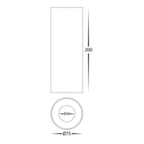 Havit HV5841S-BLK-EXT | HV5841S-BLK-EXT-12V Nella Black 7w Surface Mounted Led Downlight