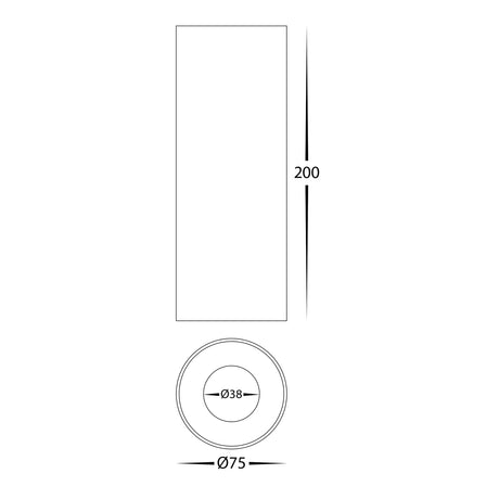 Havit HV5841S-BR-EXT | HV5841S-BR-EXT-12V Nella Brass 7w Surface Mounted LED Downlight