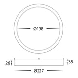Havit HV5863-1-GLD Auster Gold Trim to suit HV5863S-WHT
