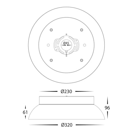 Havit HV5863-3-BLKGLD Auster Black & Gold Trim to suit HV5863S-WHT