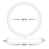 Havit HV5864-2-WHTGLD Auster White & Gold Trim to suit HV5864S-WHT