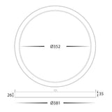 Havit HV5865-1-BLK Auster Black Trim to suit HV5865S-WHT