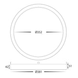 Havit HV5865-2-BLKGLD Auster Black & Gold Trim to suit HV5865S-WHT