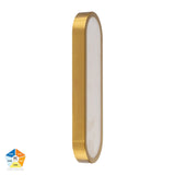 Havit HV8011S-GLDALB Auster Gold with Alabaster Glass Wall Light