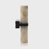 Havit HV8079T-BLK Albast Black Up & Down Wall Light with Alabaster Glass