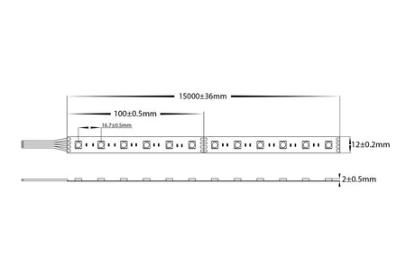 Havit HV9753-IP20-60-RGB 11w IP20 RGB Long Run LED Strip