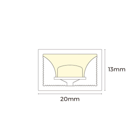Havit HV9798-IP68-2013-2700K 10W IP68 2700K 24v DC Top Bend Haviflex LED Strip