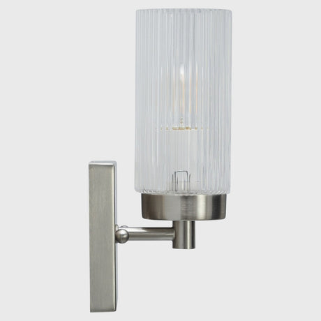 Lighting Insprirations Chester 1 Light Wall Bracket Brushed Nickel