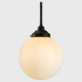 Lighting Inspirations Sphere 10" Opal Matte On Rod Set 1/2" 1/2m Patina