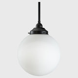 Lighting Inspirations Sphere 10" Opal Matte On Rod Set 1/2" 1/2m Patina