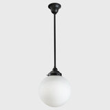 Lighting Inspirations Sphere 10" Opal Matte On Rod Set 1/2" 1/2m Patina