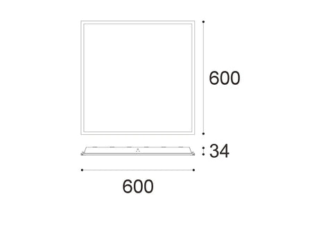 3A 40w Led Panel Light LPB6060