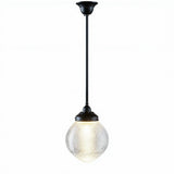 Lighting Inspirations Teardrop Hallophane 8" With 1/2" x 1/2m Rod Set Patina