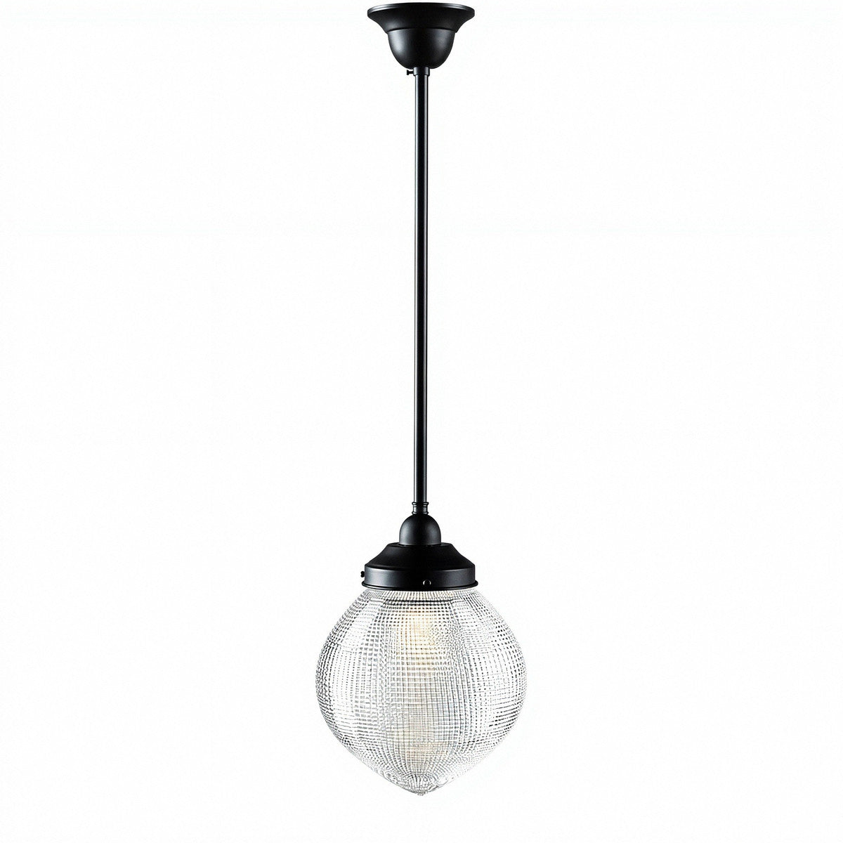 Lighting Inspirations Teardrop Hallophane 8" With 1/2" x 1/2m Rod Set Patina