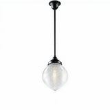 Lighting Inspirations Teardrop Hallophane 8" With 1/2" x 1/2m Rod Set Patina