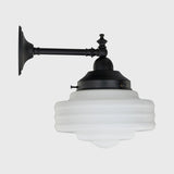 Lighting Insprirations Bentleigh Wall Bracket Patina With Detroit Small Gloss Shade