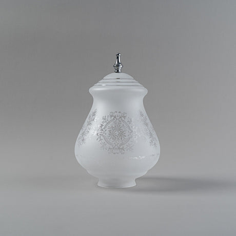 Lighting Insprirations Cambridge Large Shade With Chrome Finial
