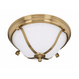 Lighting Insprirations Dallas 3 Light Oyster Satin Brass