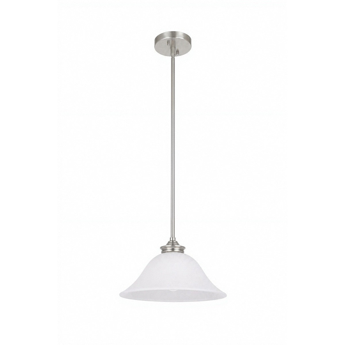 Lighting Insprirations Dallas Single 1 Light Pendant Brushed Nickel