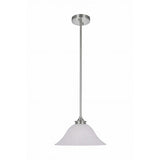 Lighting Insprirations Dallas Single 1 Light Pendant Brushed Nickel