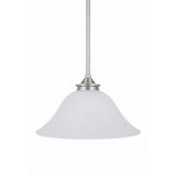 Lighting Insprirations Dallas Single 1 Light Pendant Brushed Nickel