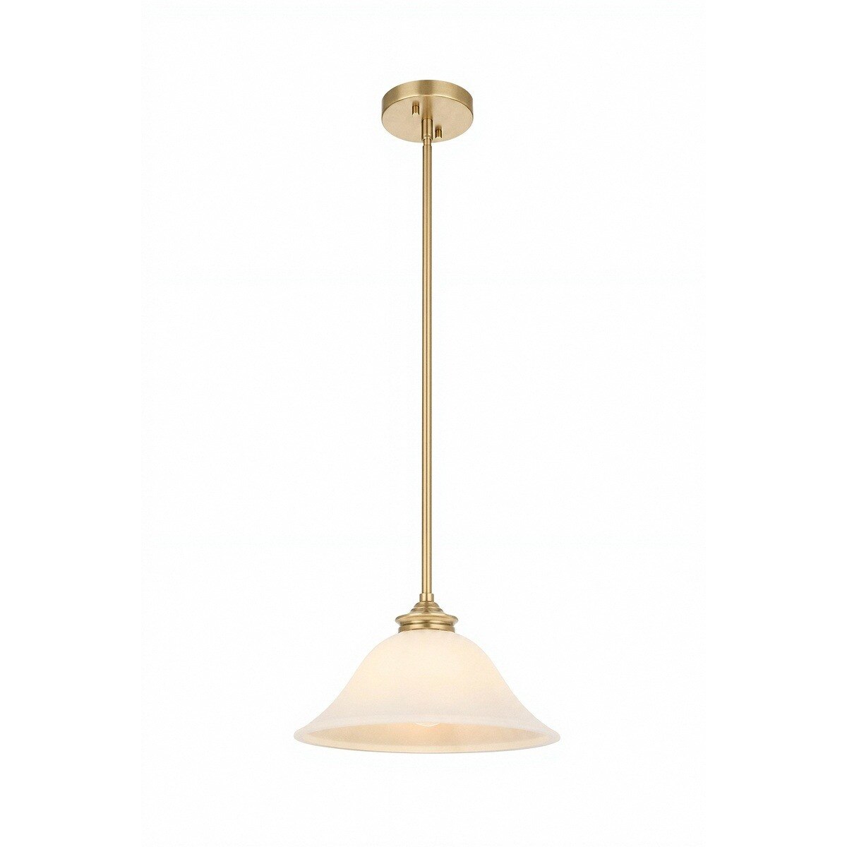 Lighting Insprirations Dallas Single 1 Light Pendant Satin Brass
