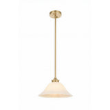 Lighting Insprirations Dallas Single 1 Light Pendant Satin Brass