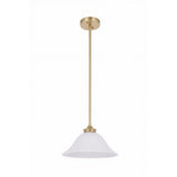 Lighting Insprirations Dallas Single 1 Light Pendant Satin Brass