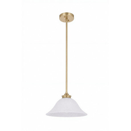 Lighting Insprirations Dallas Single 1 Light Pendant Satin Brass