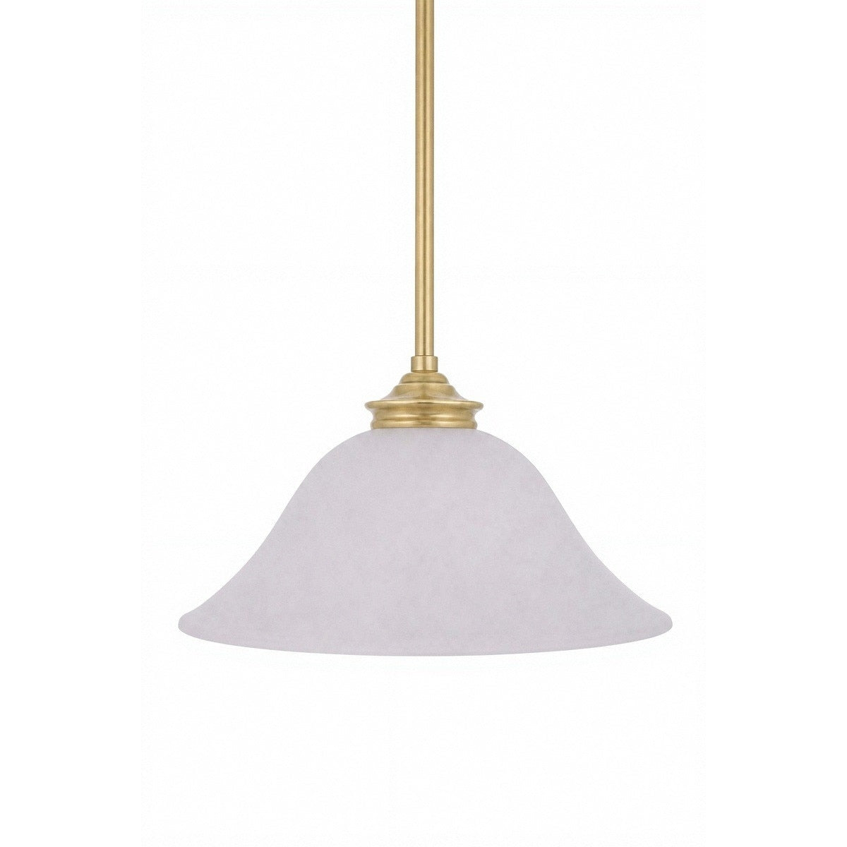 Lighting Insprirations Dallas Single 1 Light Pendant Satin Brass